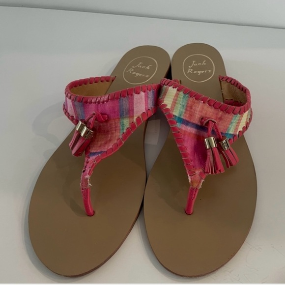 Jack Rogers Alana Pink sandal size 8
tassels flip flop - Picture 2 of 5